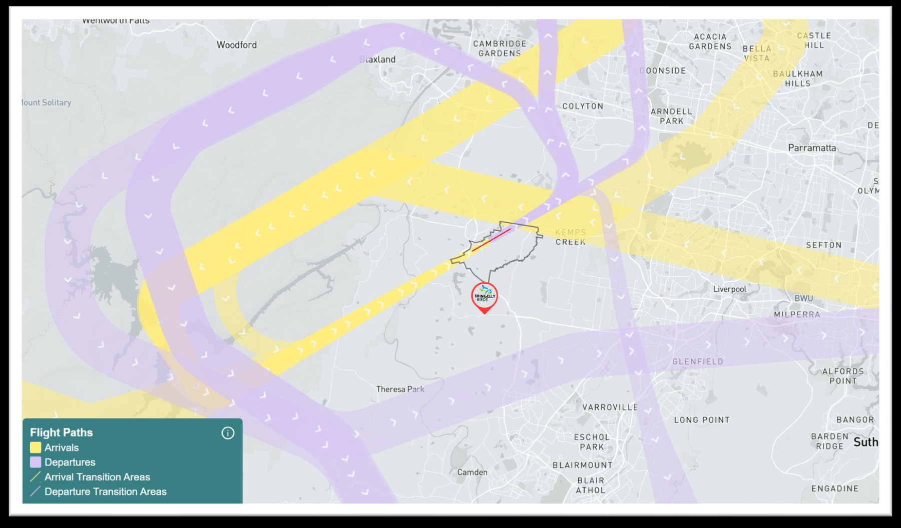 Flight path context map